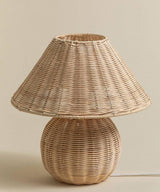 Cane Round Lamp Ensemble - Zufolo Designs