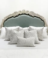 Silver Velvet Cushion Cover - Zufolo Designs