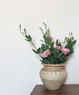 Rustic Antique Terracotta Cane Pot/Vase - Zufolo Designs