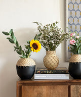Ole coal Terracotta Cane Vase - Zufolo Designs