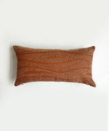 Long Rust Kantha Cushion Cover - Zufolo Designs