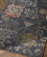 Floral Knotted Rug