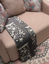 The Taj Grey Throw Blanket - Zufolo Designs