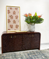 Teak Garden Of Eden Hand Carved Console / Buffet - Zufolo Designs