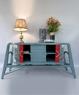 Cheetah Grove Hand-Painted Sideboard / Console