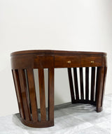Teak Oval Royal Desk / Study Table - Zufolo Designs