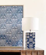 Vegan Inlay Persian Floral Lamp Ensemble - Zufolo Designs