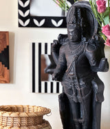 Ancient Black Guardian Statue