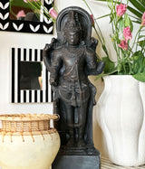 Ancient Black Guardian Statue