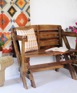 Two Seater Convertible Bench Turns Into Dining Table - Zufolo Designs