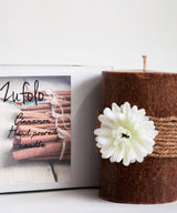 Cinnamon Pillar Candle - Zufolo Designs