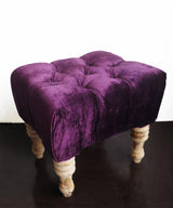 Wine Velvet Pouf - Zufolo Designs