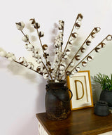 Cotton Bloom Faux  Stem - Zufolo Designs