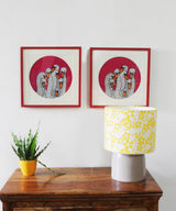 Fuchsia  Swan Wall Art - Zufolo Designs