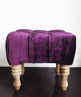 Wine Velvet Pouf - Zufolo Designs