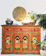 Hand Painted Zen Console - Zufolo Designs