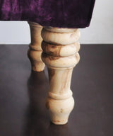 Wine Velvet Pouf - Zufolo Designs