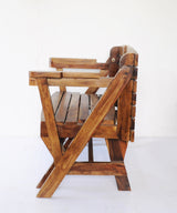 Two Seater Convertible Bench Turns Into Dining Table - Zufolo Designs