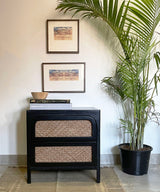 Chattai Cane Bed Side Table - Zufolo Designs