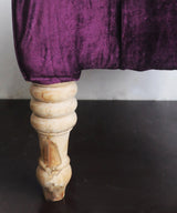 Wine Velvet Pouf - Zufolo Designs