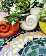 Orange Petite Coil Planter - Zufolo Designs