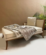 Dome Teak Velvet Chaise/ Daybed - Zufolo Designs