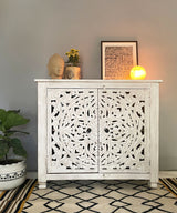 Distressed Lunar Console / Side Board - Zufolo Designs