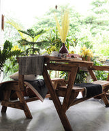 Convertible Bench Turns Into Dining Table - Zufolo Designs
