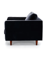 Plush Coal Chair - Zufolo Designs