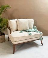 Dome Teak Velvet Chair - Zufolo Designs