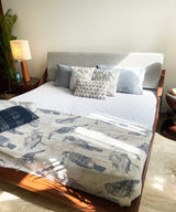 Turn Around Grey Wood Bed - Zufolo Designs