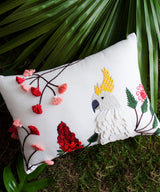 Cockatoo Parrot Cushion - Zufolo Designs