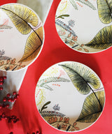 Garden Flora Hand Painted Plate - Zufolo Designs