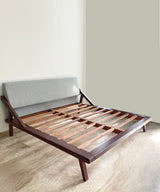 Turn Around Grey Wood Bed - Zufolo Designs