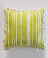 Live Green Pom Pom Cushion - Zufolo Designs