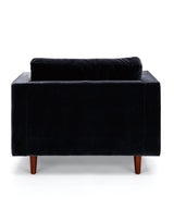 Plush Coal Chair - Zufolo Designs