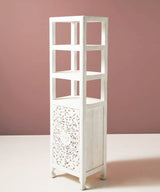 Gibbous Carved Tall Shelf - Zufolo Designs