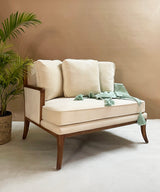 Dome Teak Velvet Chair - Zufolo Designs