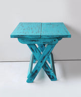 Turquoise Folding Table - Zufolo Designs