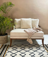 Dome Teak Velvet Chair - Zufolo Designs