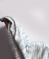 Pure White Knitted Pop Throw - Zufolo Designs