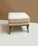 Dome Teak Velvet Ottoman - Zufolo Designs