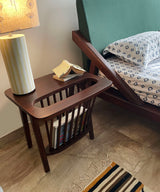 Turn Around Green Wood Bed - Zufolo Designs