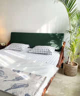 Turn Around Green Wood Bed - Zufolo Designs