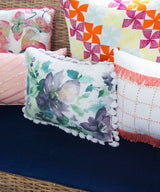 Floral Water Tassel Cushion - Zufolo Designs