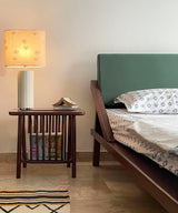 Turn Around Green Wood Bed - Zufolo Designs