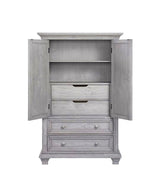 Grey Distressed armoire / dresser - Zufolo Designs