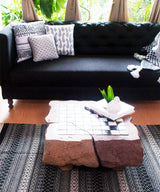Lune Black & White Rug - Zufolo Designs