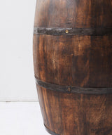 Convertible Barrel Side Table Into Storage - Zufolo Designs