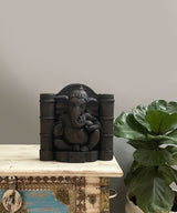 Coal Pillared Ganesha Sculpture - Zufolo Designs